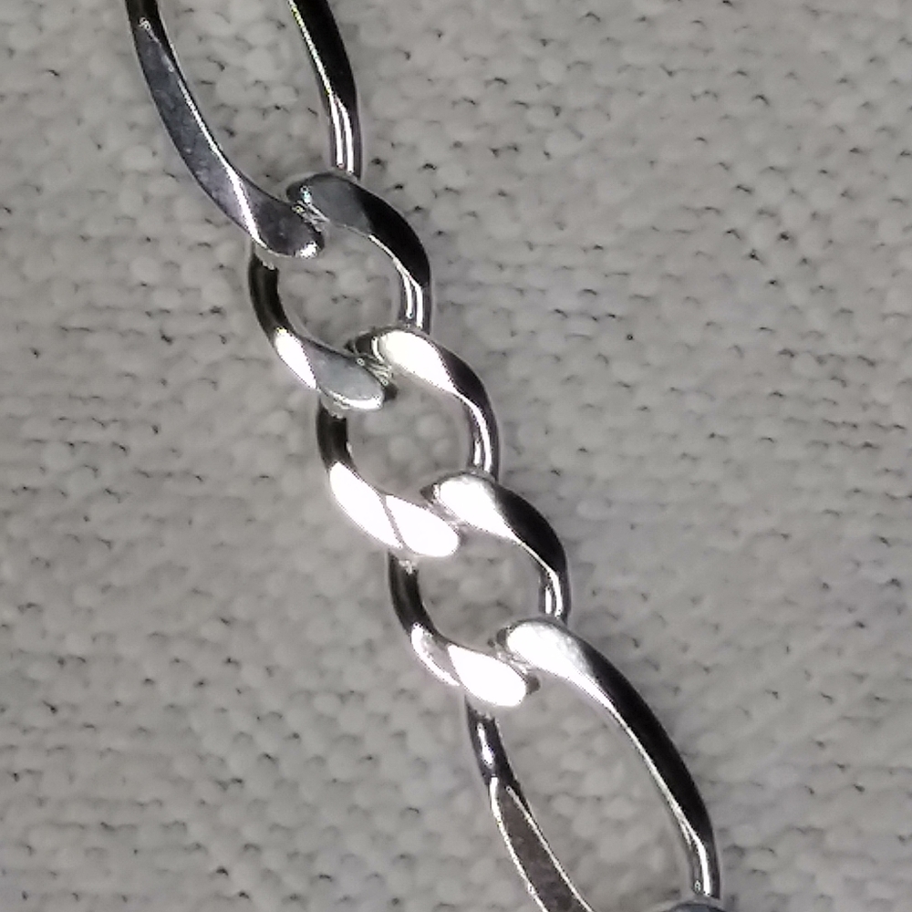 925 Silver Figaro link chain